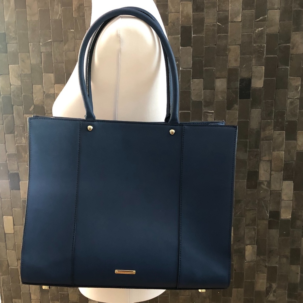 Rebecca Minkoff MAB Medium Navy Tote Bag